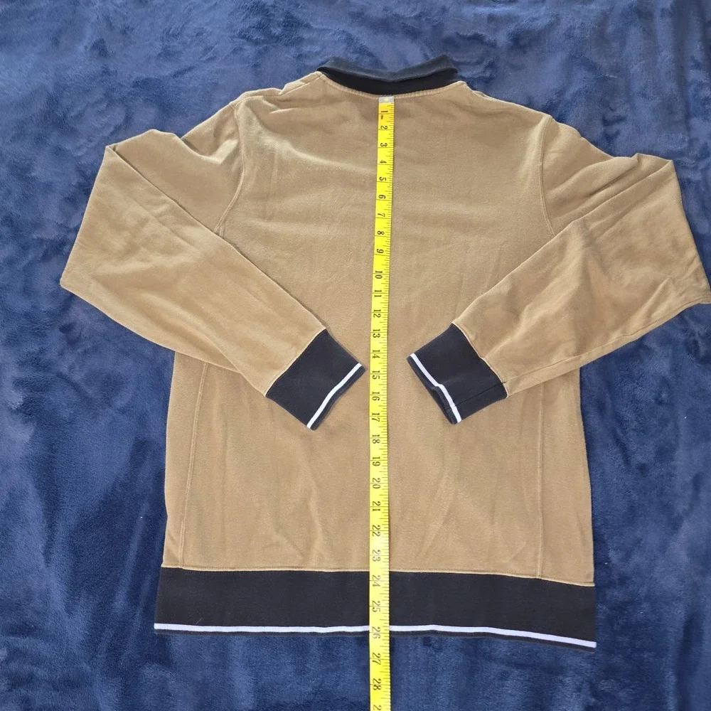 R.‎ Newbold Designer Full Zip Brown Hoodie Sweater Griffon Logo